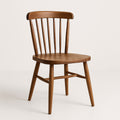 Silla de Madera de Roble Marrón Diseño Clasico 45x50x80 cm