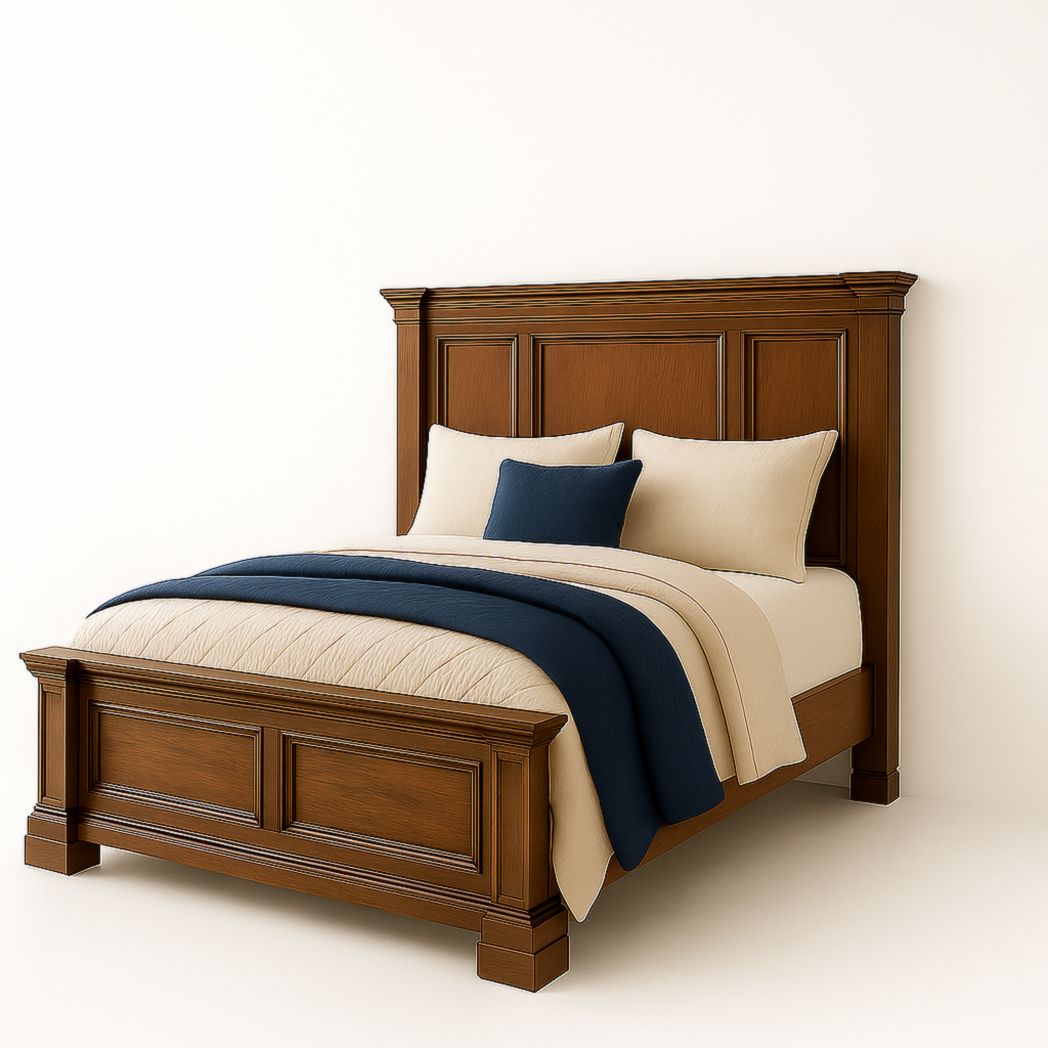 Cama de Madera Maciza Marrón 200x160x120 cm