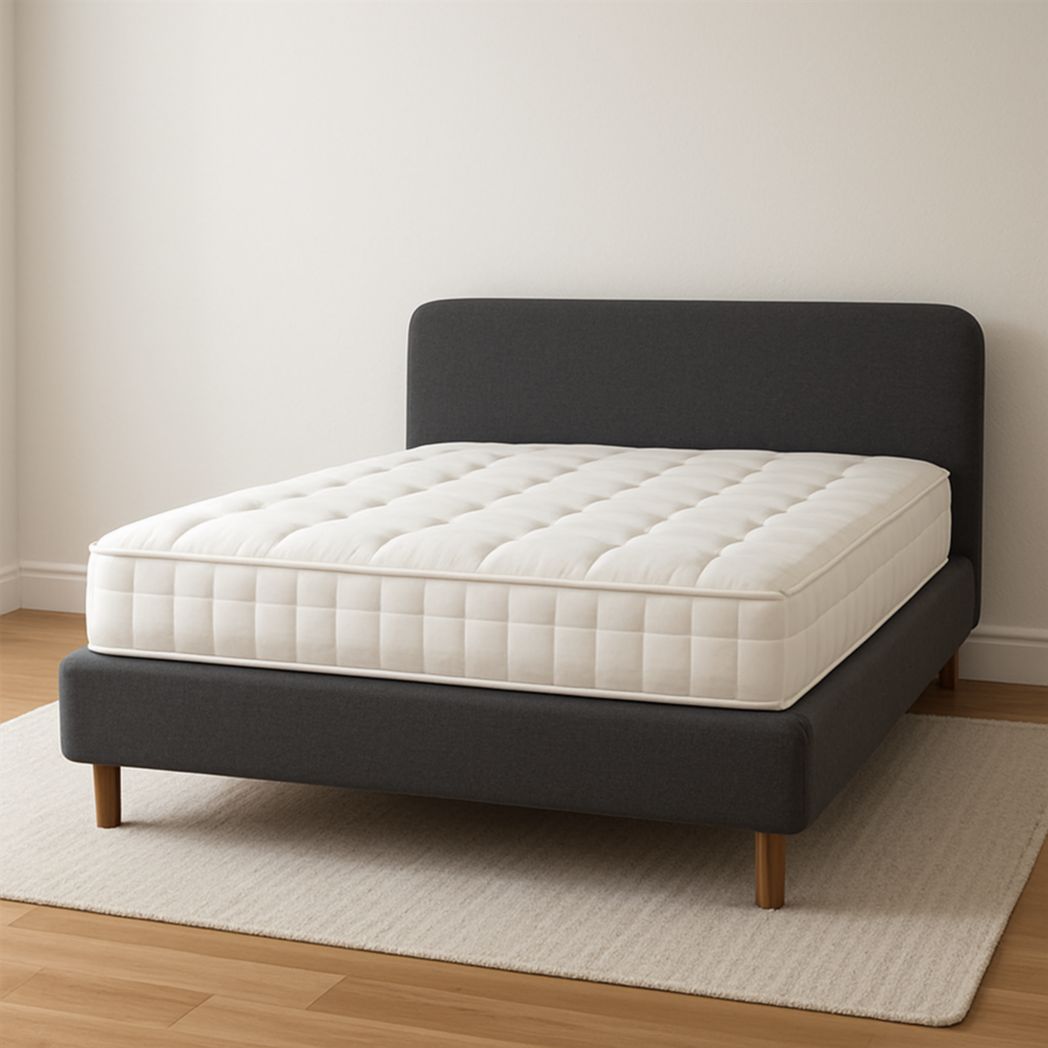 Colchón Rectangular Espuma Viscoelástica 200x150x20 cm Blanco