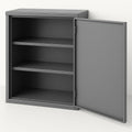 Armario de Metal 3 Estantes Gris 60x40x30 cm
