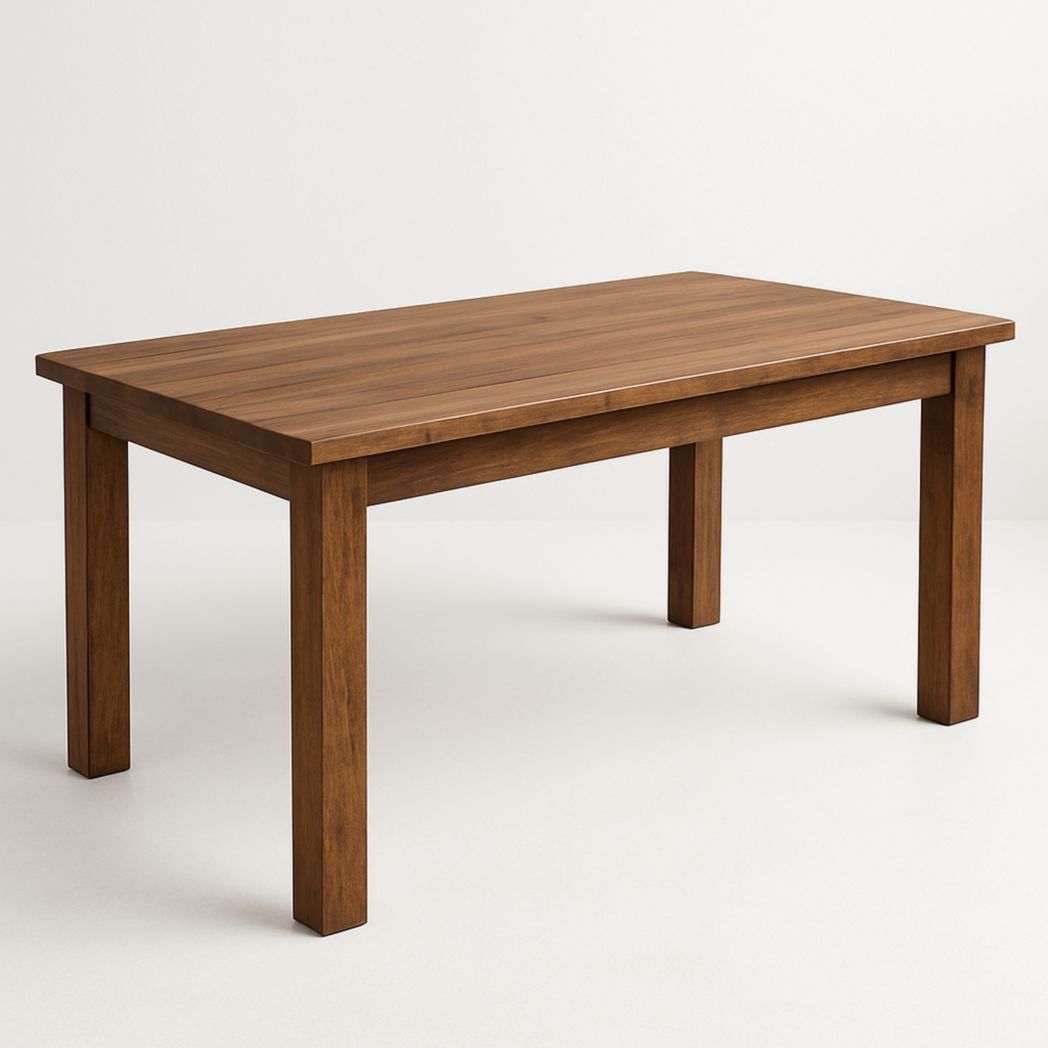 Mesa de Comedor Rectangular Madera de Roble Marrón 140x85x75cm